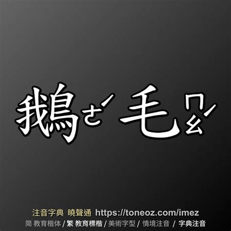 鵝毛|鵝毛的解釋